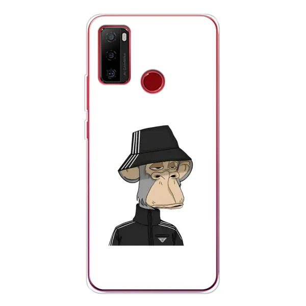 Чохол з принтом «мавпа NFT Adidas» для Ulefone Note 10