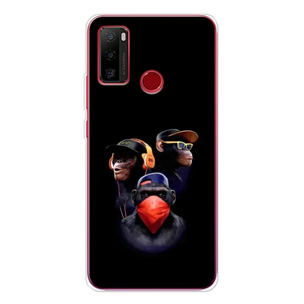 Чохол з принтом «Три мавпи» для Ulefone Note 10