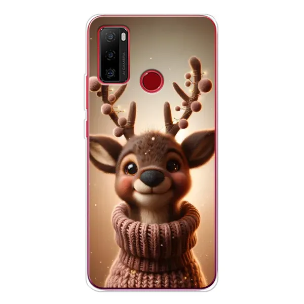 Чохол з принтом «Олень в светрі» для Ulefone Note 10