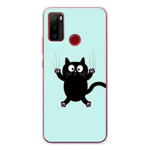 Чохол з принтом для Ulefone Note 10 (AlphaPrint) Модні коти (Падаючий кіт)