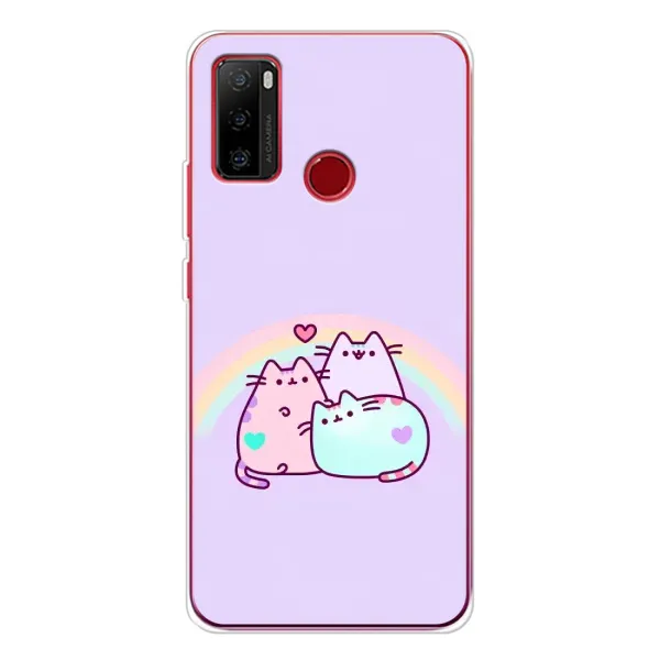 Чохол з принтом «Радужний котик» для Ulefone Note 10