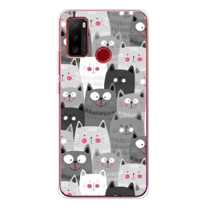 Чохли з Котиками для Ulefone Note 10 (VPrint) (Мальовані котики)