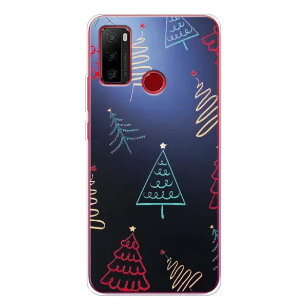 Чохол з принтом «Різдвяні ялинки» для Ulefone Note 10