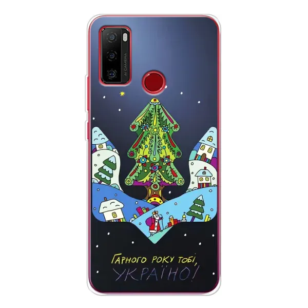 Чохол з принтом «Різдвяний герб» для Ulefone Note 10