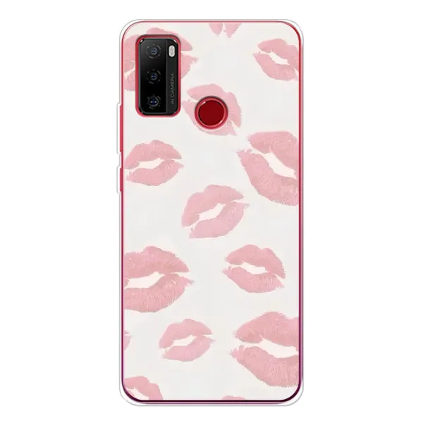 Чохол з принтом «Рожеві губи» для Ulefone Note 10