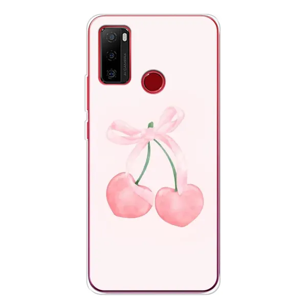 Чохол з принтом «Рожеві вишні» для Ulefone Note 10