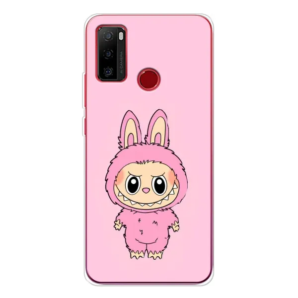 Чохол з принтом «Рожевий Лабубу» для Ulefone Note 10