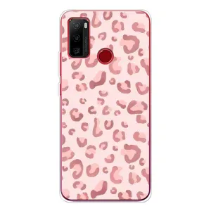 Чохол з розовим принтом для Ulefone Note 10 (Рожевий леопард)