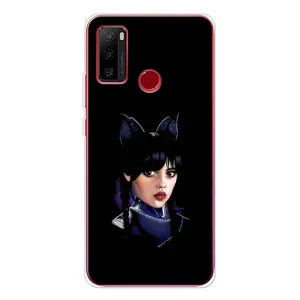 Чехлы Венсдей на Ulefone Note 10 Уэнсдей (AlphaPrint) (серьезная Уэнздей)