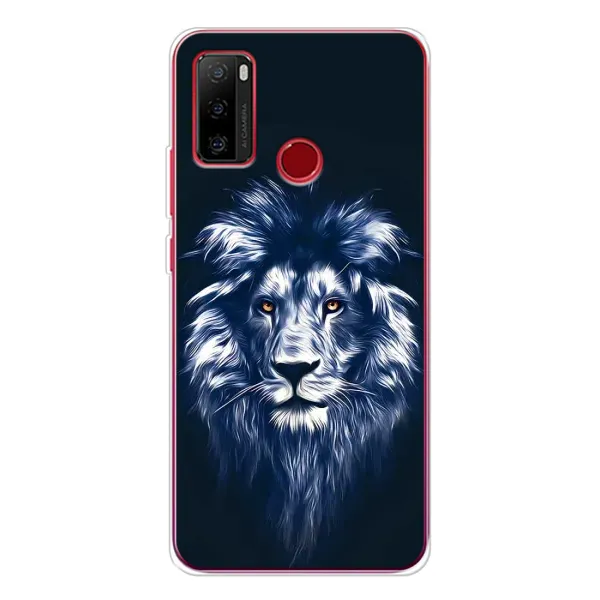 Чохол з принтом «Синій Лев» для Ulefone Note 10