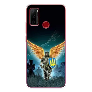 Чехлы с картинкой ЗСУ для Ulefone Note 10 (AlphaPrint) (Солдат ЗСУ)
