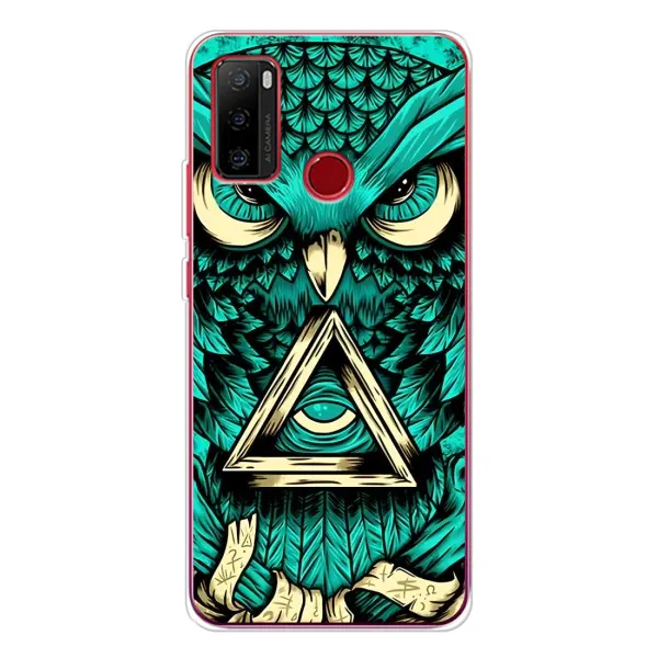 Чохол з принтом «Сова з оком» для Ulefone Note 10