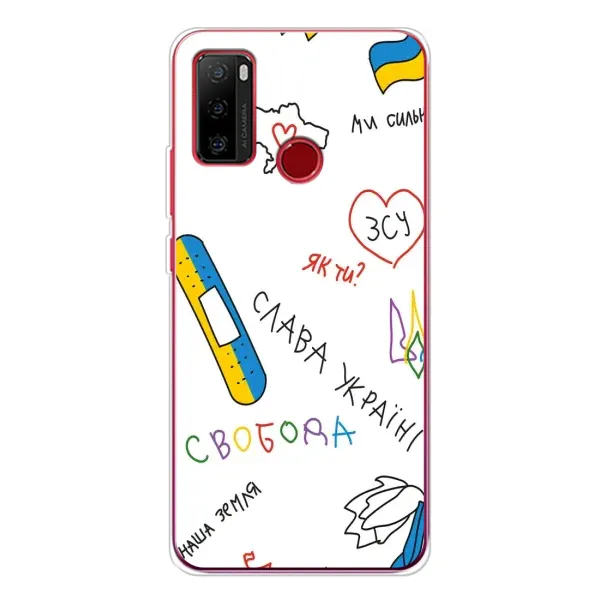 Чохол з принтом «Стикер» для Ulefone Note 10 Чохол з принтом «Стикер» для Ulefone Note 10