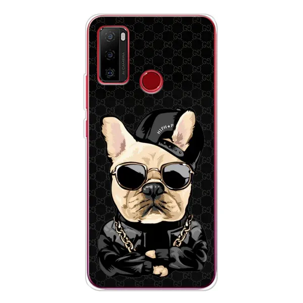 Чохол з принтом «Стильна собака» для Ulefone Note 10