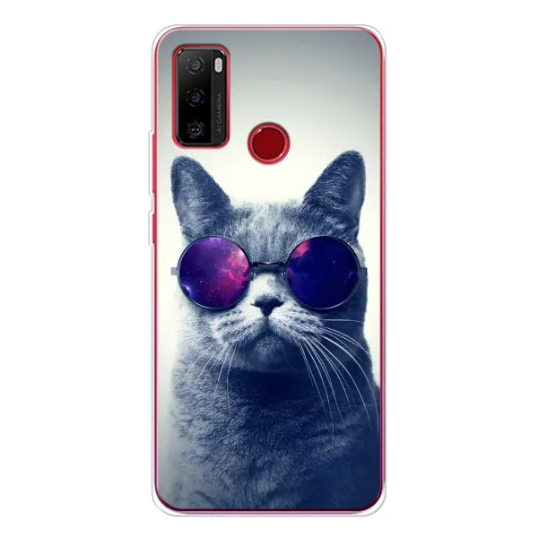 Чохол з принтом «Стильний кіт» для Ulefone Note 10