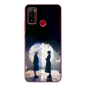 Чехлы Венсдей на Ulefone Note 10 Уэнсдей (AlphaPrint) (Уэнздей и Инид)