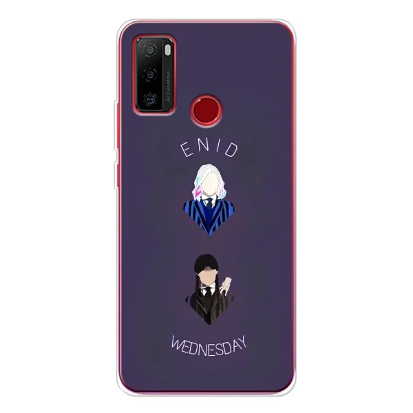 Чехол с принтом «Уэнздей и подруга» для Ulefone Note 10