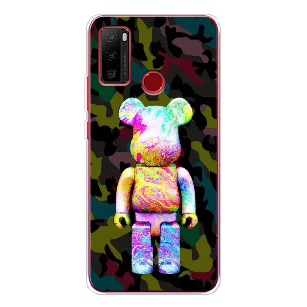 Чохол з принтом «Яскравий Bearbrick» для Ulefone Note 10