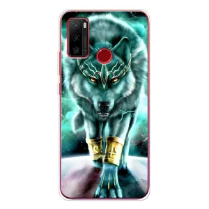 Защитные чехлы для Нот 10 (AlphaPrint) (ХИТ продаж) ВОЛК (Яркий волк)