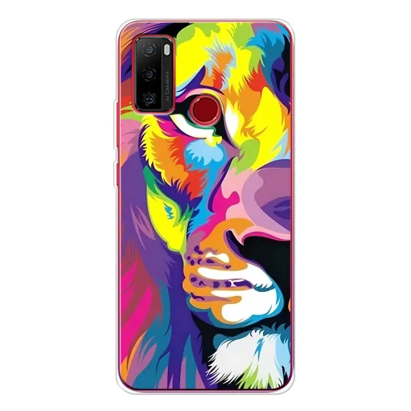 Чохол з принтом «Яскравий Лев» для Ulefone Note 10