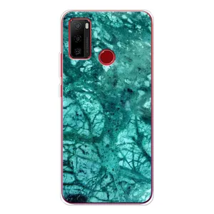 Мраморний чехол на Ulefone Note 10 (VPrint) (Зелений мрамор)