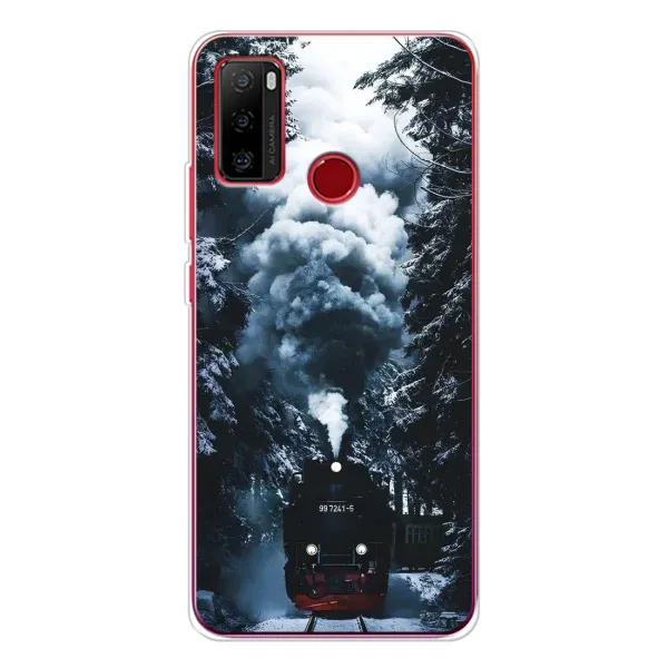 Чохол з принтом «Зимовий потяг» для Ulefone Note 10
