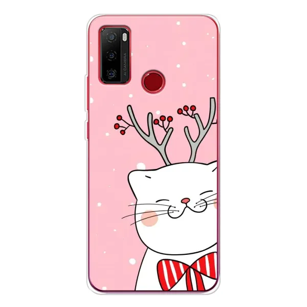 Чохол з принтом «Зимовий кіт» для Ulefone Note 10