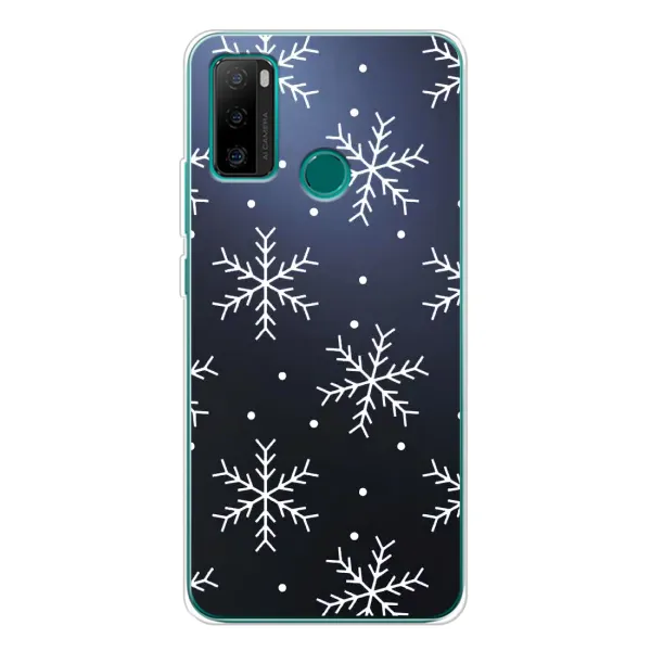 Чехол с принтом «Белые снежинки» для Ulefone Note 10P