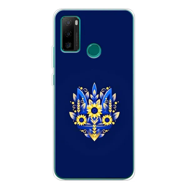 Чохол з принтом «Квітковий Герб» для Ulefone Note 10P