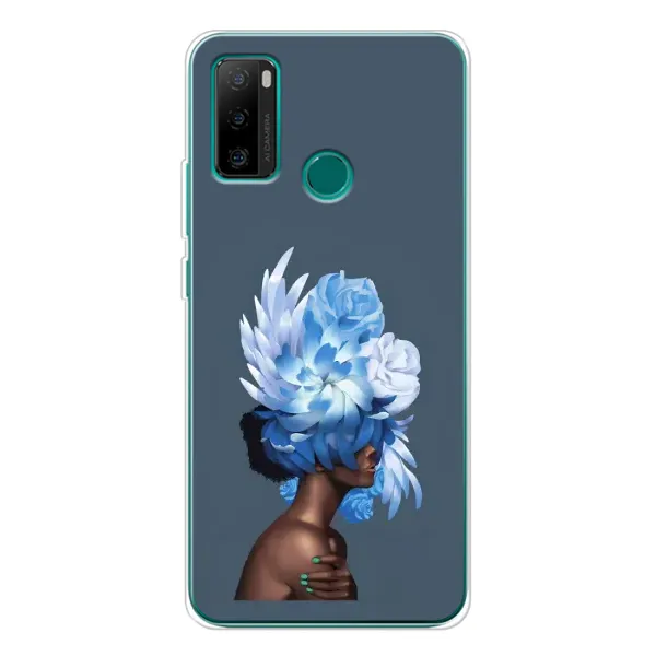 Чохол з принтом «Квіти на голові» для Ulefone Note 10P Чохол з принтом «Квіти на голові» для Ulefone Note 10P