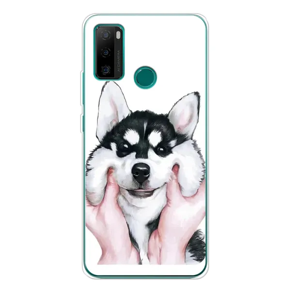 Чохол з принтом «Радісний Хаскі» для Ulefone Note 10P