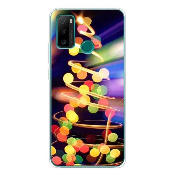Чехол с принтом «Елка с гирлянд» для Ulefone Note 10P