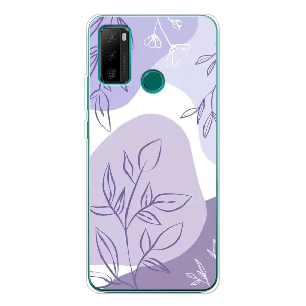 Чохол з принтом «Фіолетове листя абстракція» для Ulefone Note 10P Чохол з принтом «Фіолетове листя абстракція» для Ulefone Note 10P