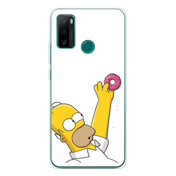 Чохол з принтом «Гомер з пончиком» для Ulefone Note 10P