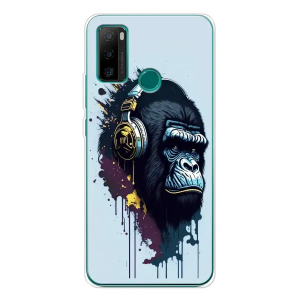 Чехол с принтом «Горилла в наушниках» для Ulefone Note 10P Чехол с принтом «Горилла в наушниках» для Ulefone Note 10P