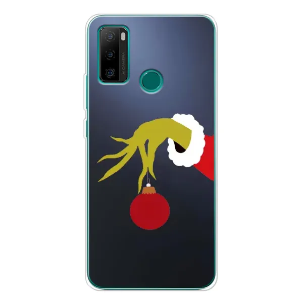 Чехол с принтом «Гринч с игрушкой» для Ulefone Note 10P