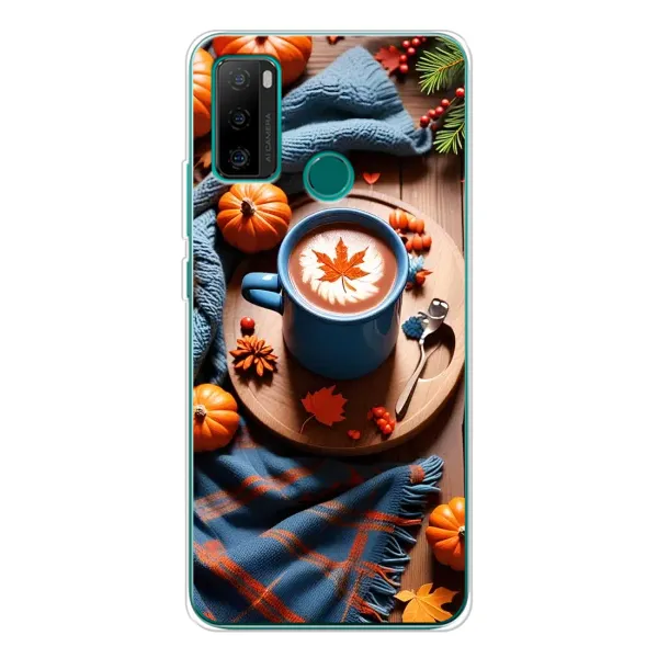 Чехол с принтом «Кофе и тыковки» для Ulefone Note 10P Чехол с принтом «Кофе и тыковки» для Ulefone Note 10P