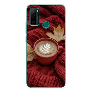 Чехол с уникальным дизайном «Осень с кофе» для Ulefone Note 10P (Кофе на пледе)