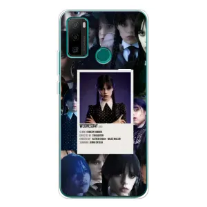 Чехлы Венсдей на Ulefone Note 10P Уэнсдей (AlphaPrint) (коллаж Уэнздей)