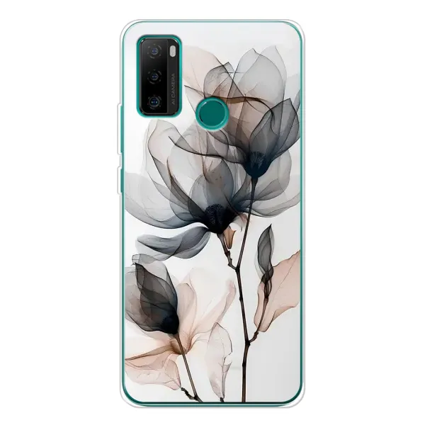 Чехол с принтом «Цветы на белом» для Ulefone Note 10P Чехол с принтом «Цветы на белом» для Ulefone Note 10P