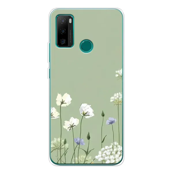 Чехол с принтом «Цветы на зеленом» для Ulefone Note 10P Чехол с принтом «Цветы на зеленом» для Ulefone Note 10P