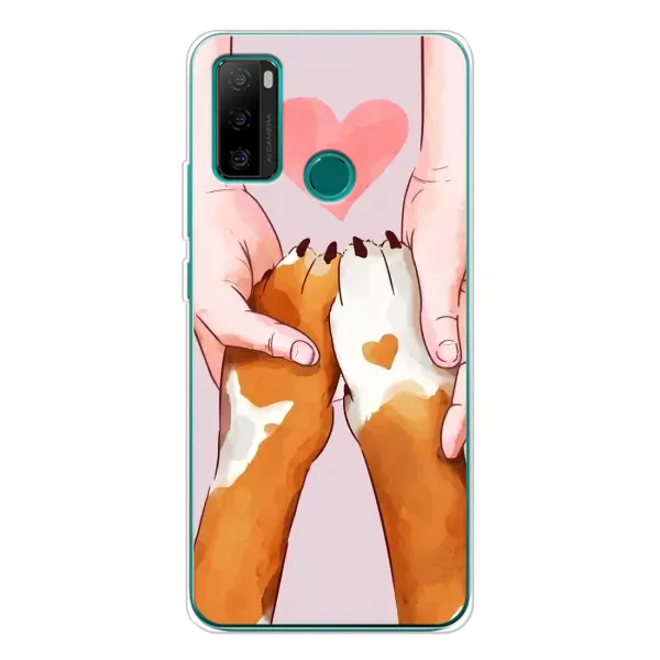 Чохол з принтом «Любовь до собак» для Ulefone Note 10P