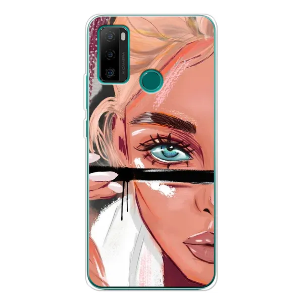Чехол с принтом «Макияж» для Ulefone Note 10P