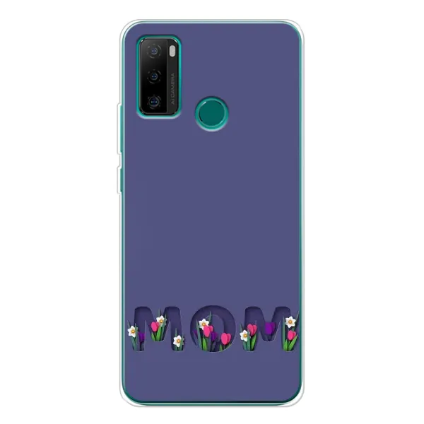 Чехол с принтом «Мама в цветах» для Ulefone Note 10P