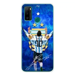 Чехлы Месси для Ulefone Note 10P (AlphaPrint) (Месси Аргентина)