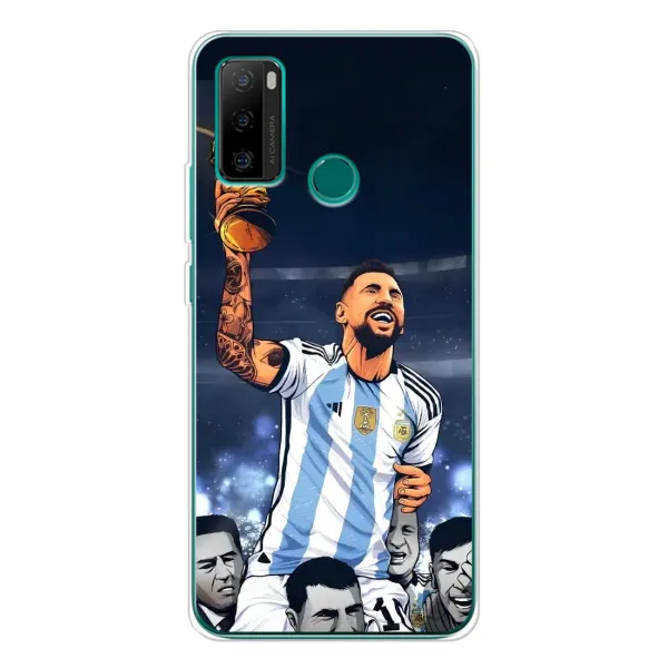 Чехол с принтом «Месси с кубком» для Ulefone Note 10P