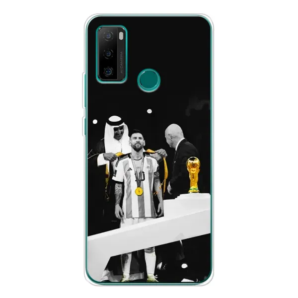 Чехол с принтом «Месси в накидке» для Ulefone Note 10P
