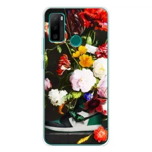 Брендновые Чехлы для Ulefone Note 10P - (PREMIUMPrint) (Nike цветы)