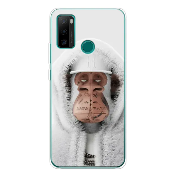 Чехол с принтом «обезьяна NFT в тату» для Ulefone Note 10P