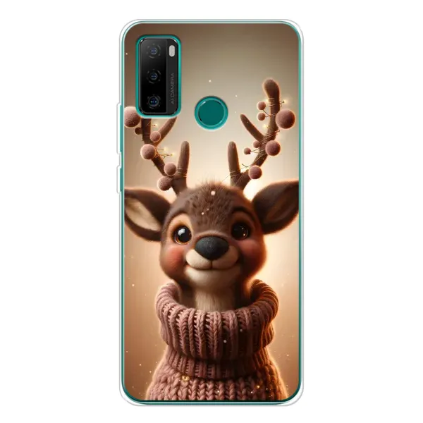 Чехол с принтом «Олень в свитере» для Ulefone Note 10P